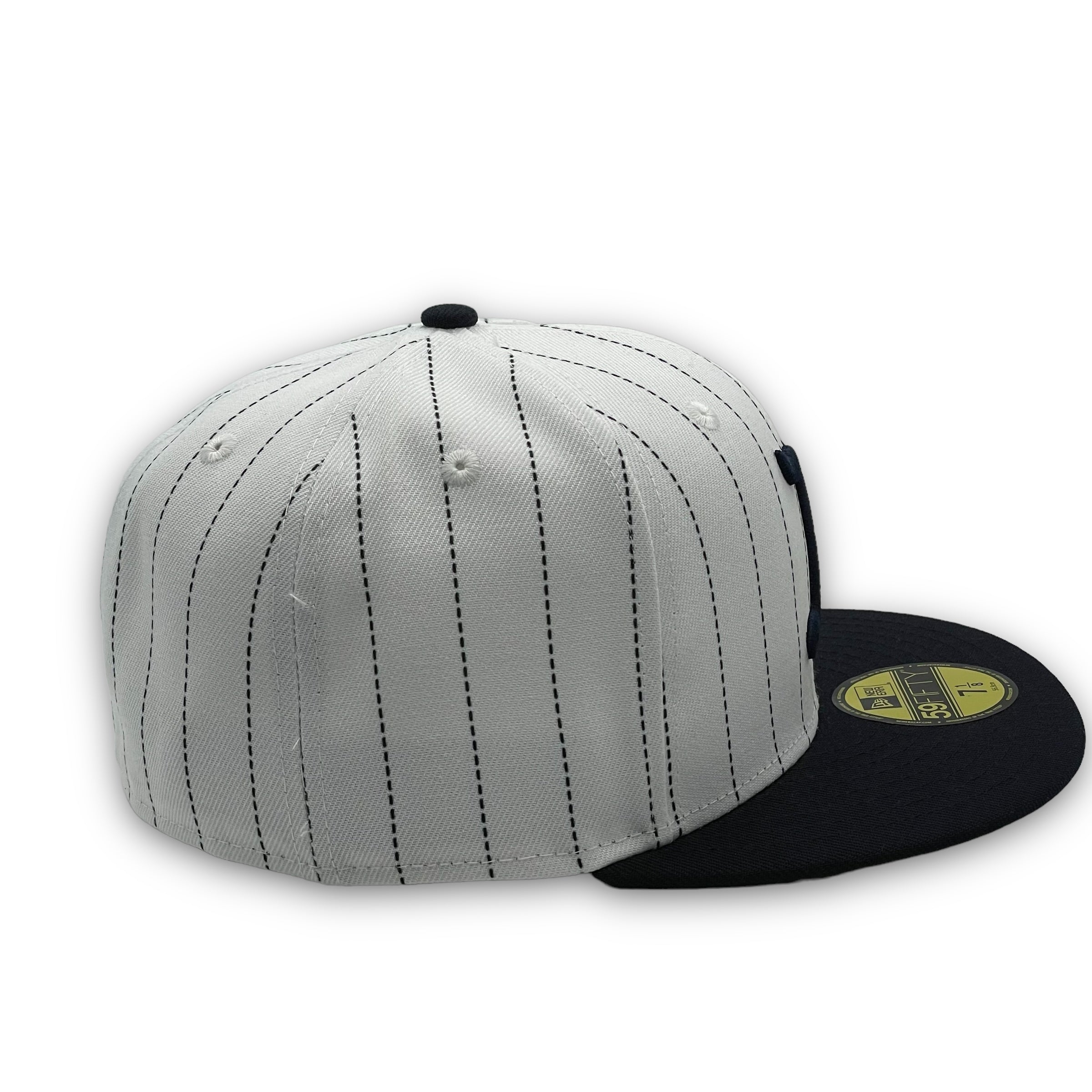 59Fifty MiLB Richmond Virginians Pinstripe White/Navy - Green UV