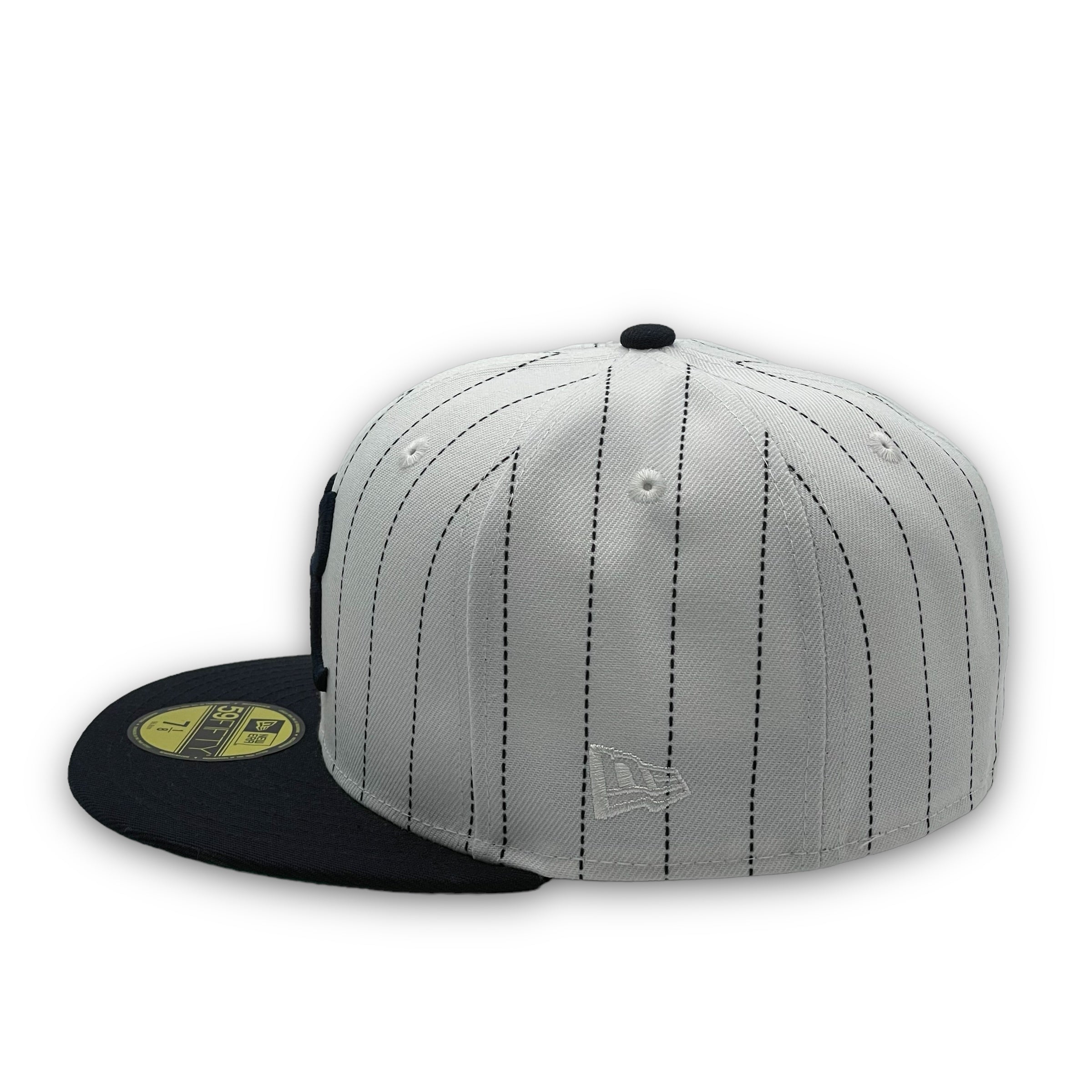 59Fifty MiLB Richmond Virginians Pinstripe White/Navy - Green UV