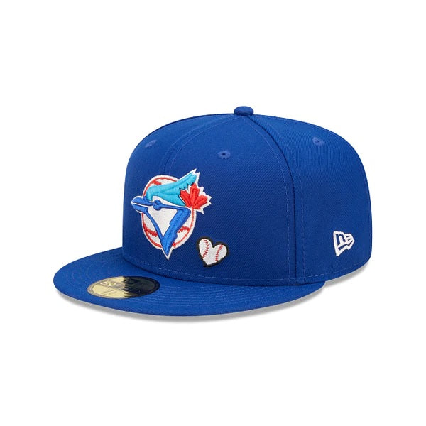 59Fifty Toronto Blue Jays Team Heart 1992 World Series Royal - Grey UV