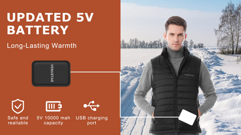 Men's heated jacket 5V