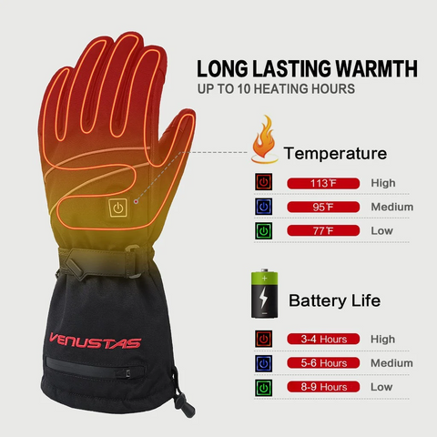 Battery life for Heated Gloves