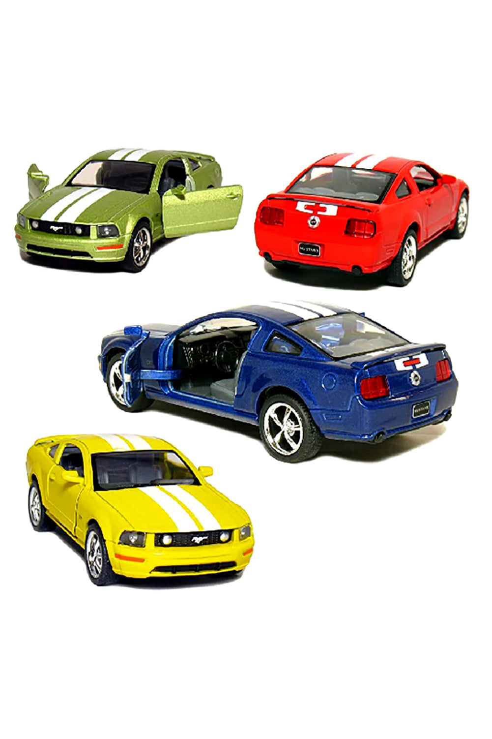 Kinsmart Box of 12 1/38 Scale Diecast Model Toy Cars 2006 Ford Mustang GT Diecast Model Toy Car 5