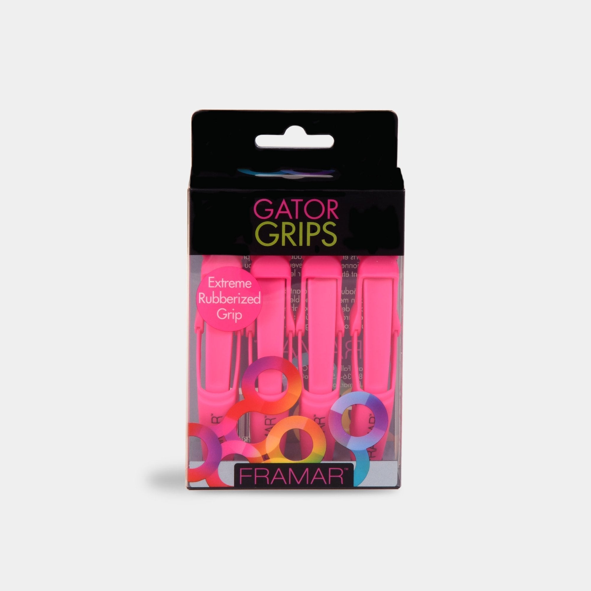 Framar Pink Gator Clips