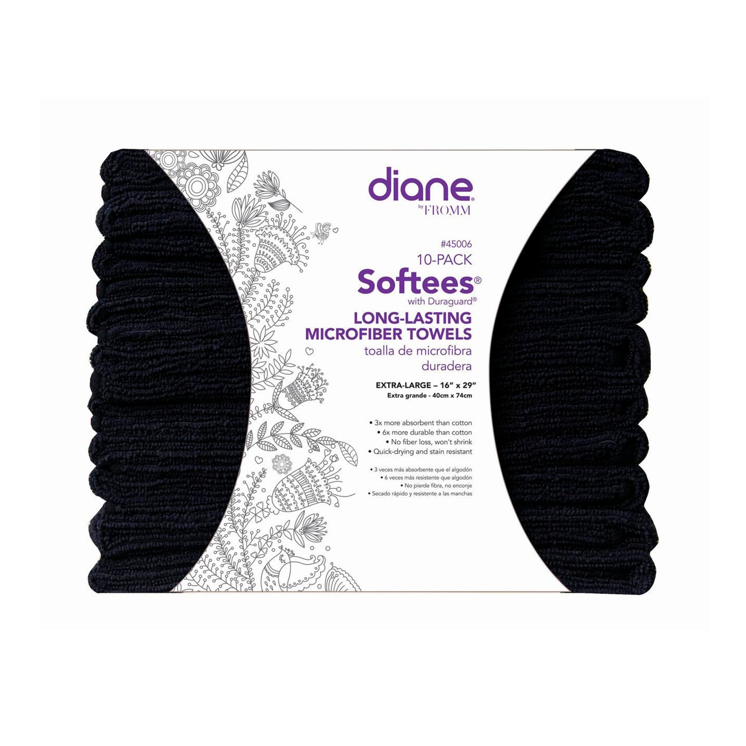 Diane Softees Microfiber Towels