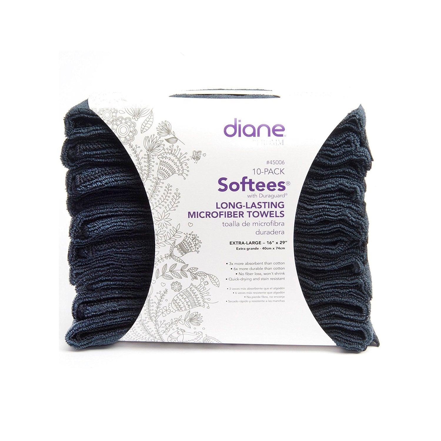 Diane Softees Microfiber Towels