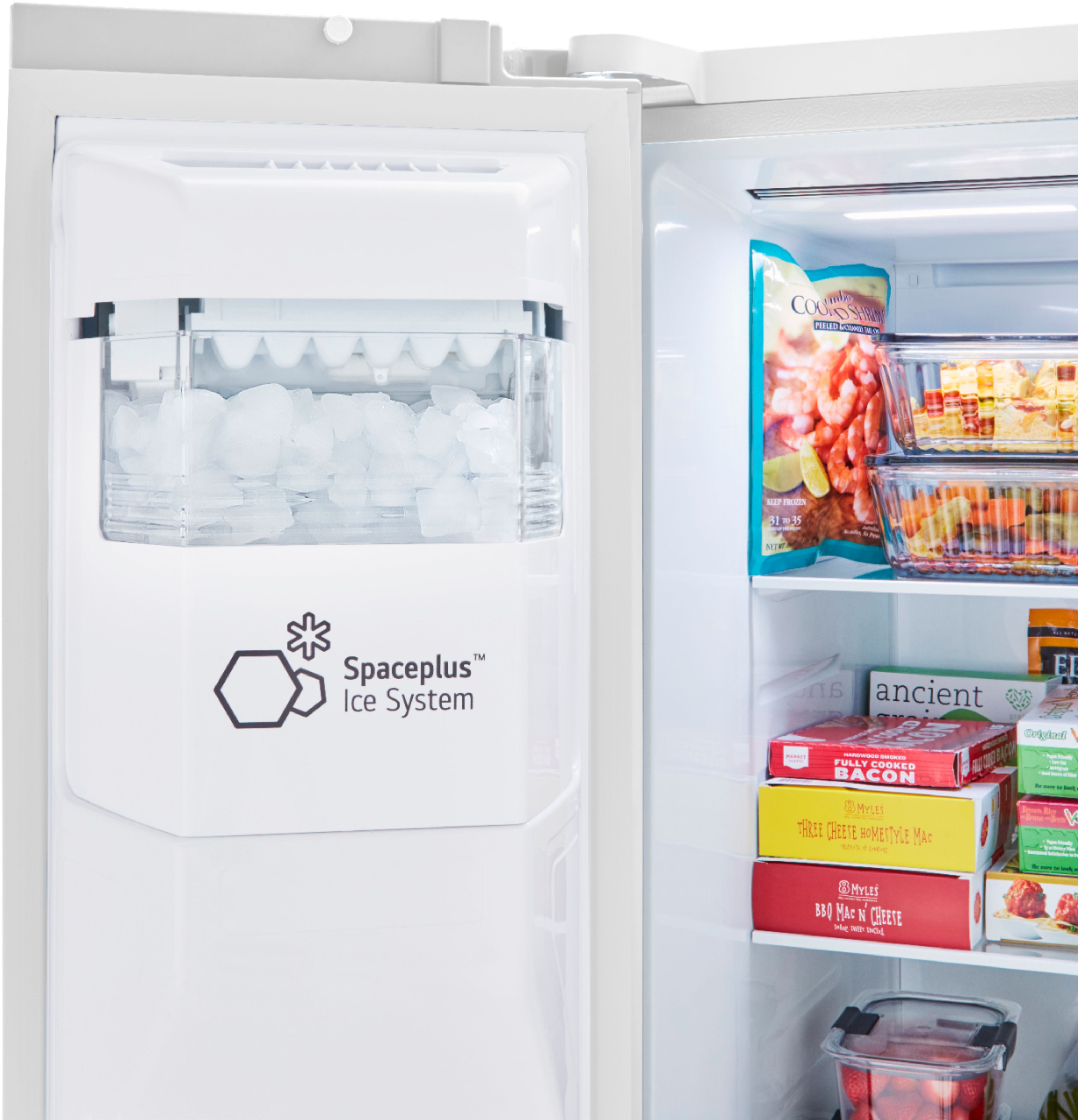 27.2 cu ft Side by Side Refrigerator with SpacePlus Ice