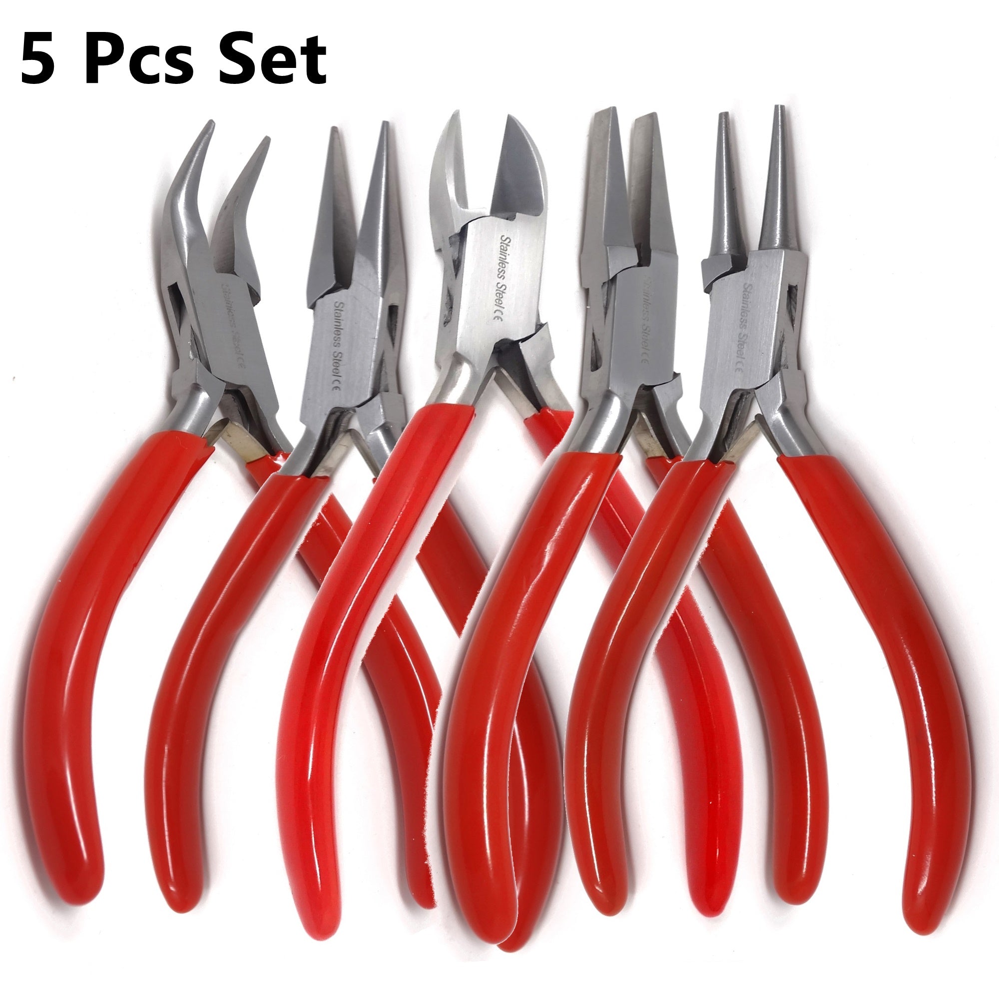 5-Piece Pliers Set Jewelers Kit 5