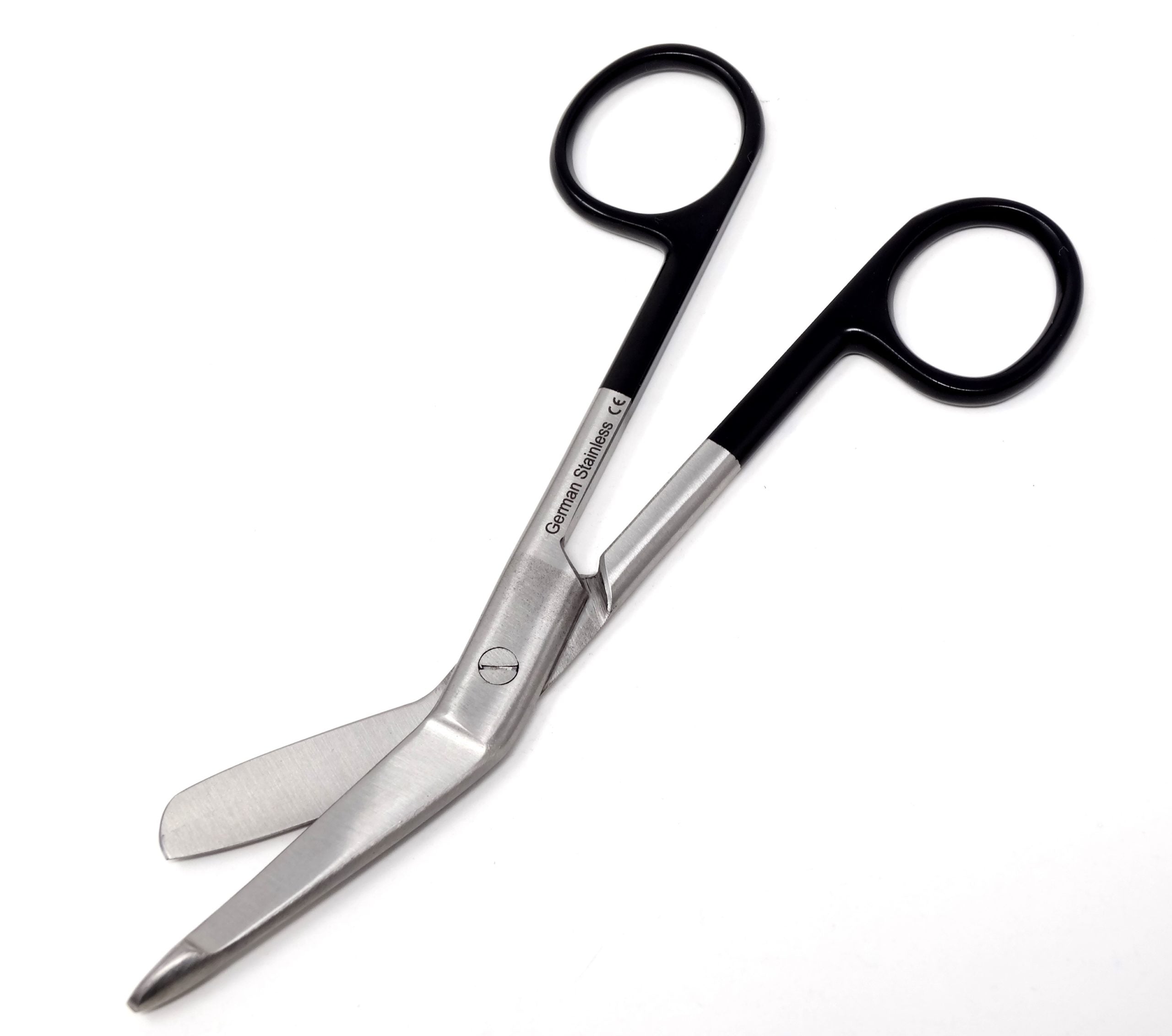 Black Handle Color Lister Bandage Scissors 5.5