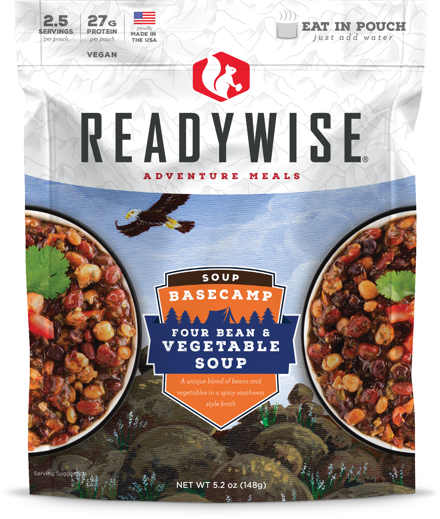 ReadyWise | Basecamp Four Bean & Vegetable Soup