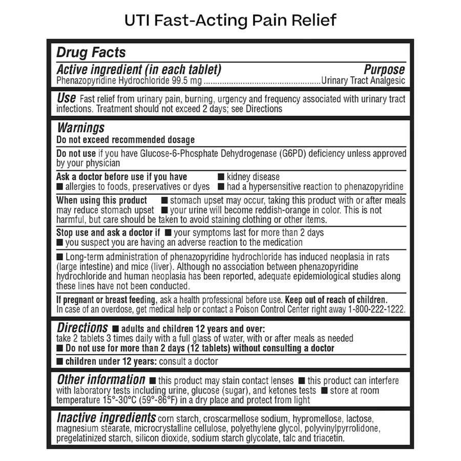 UTI Fast-Acting Pain Relief