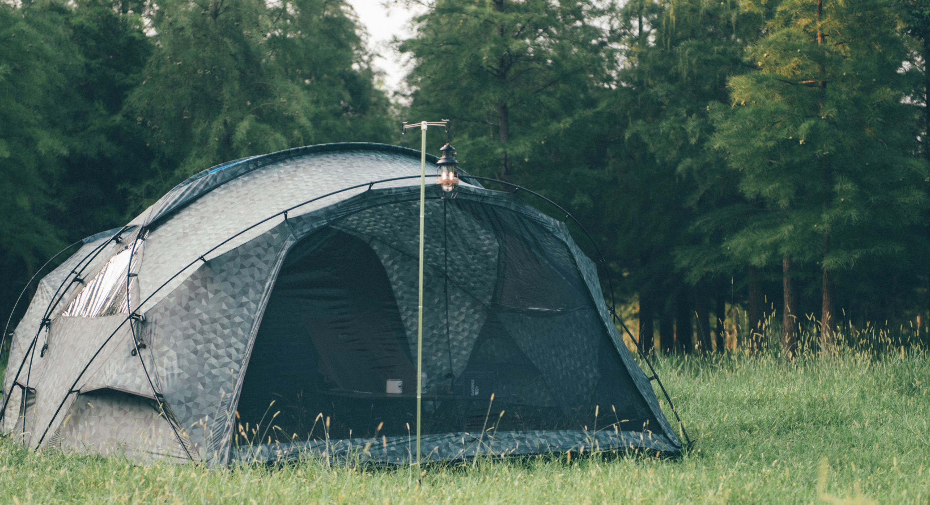 収納バッグDOKI CAMP ドキキャンプ G2000拡張テント ブラック 1回使用