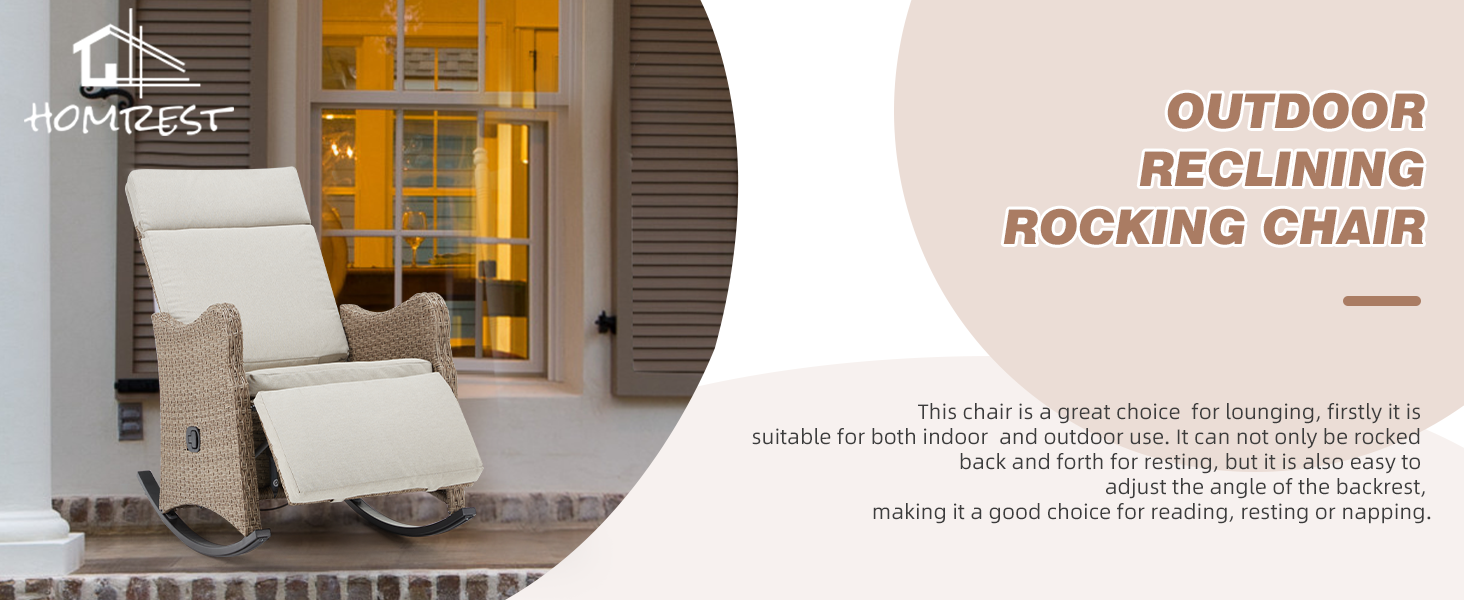 resin outdoor rocking chair