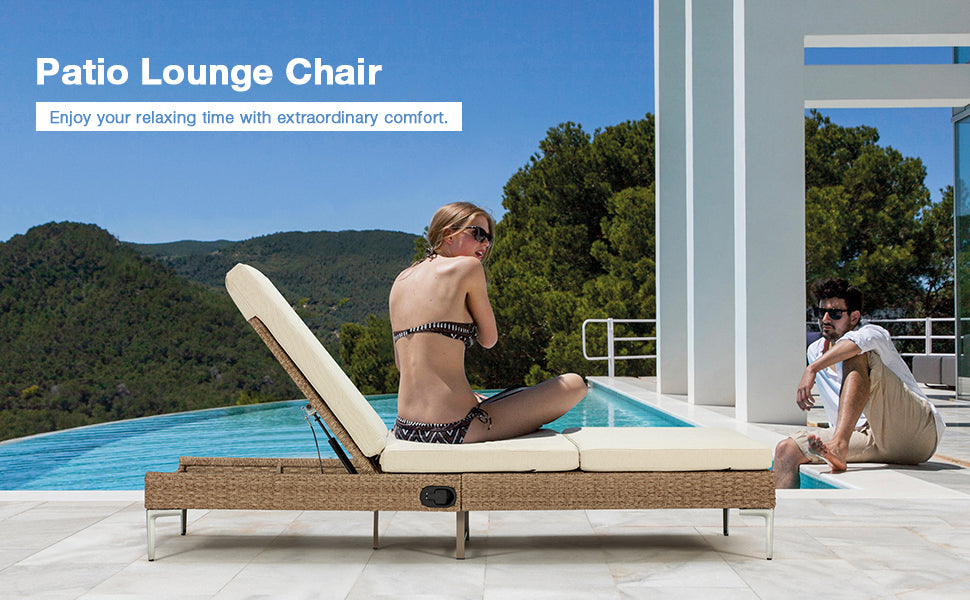 poolside lounge chair