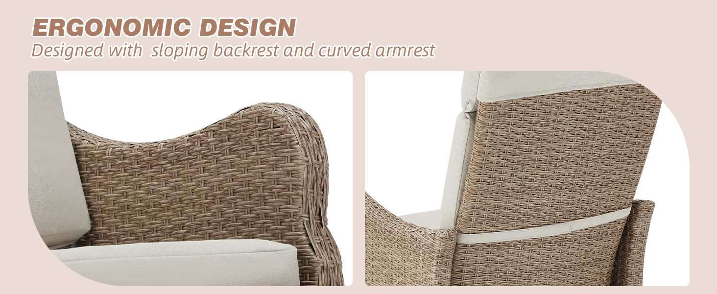 outdoor rocker swivel chairs