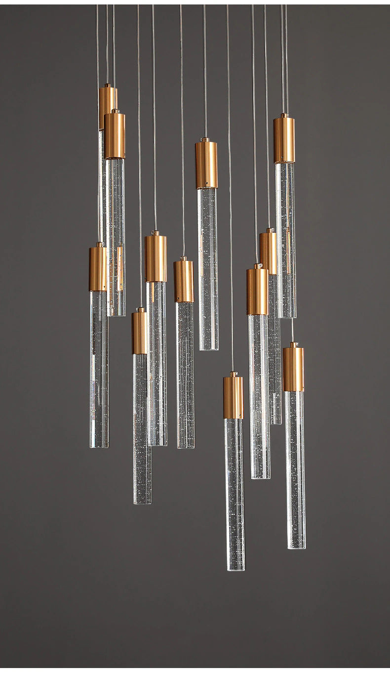 The T?rfall - Glass LED Chandelier