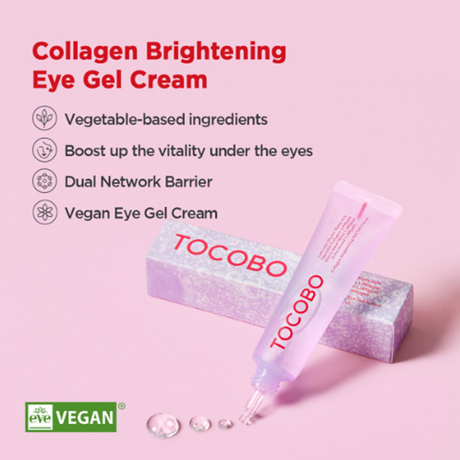 [TOCOBO] Collagen Brightening Eye Gel Cream 30ml