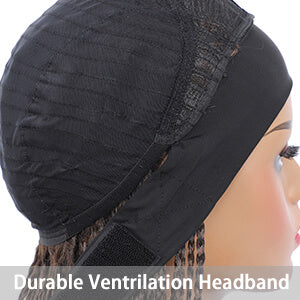 Durable ventrilation headband design easy to style and look natural