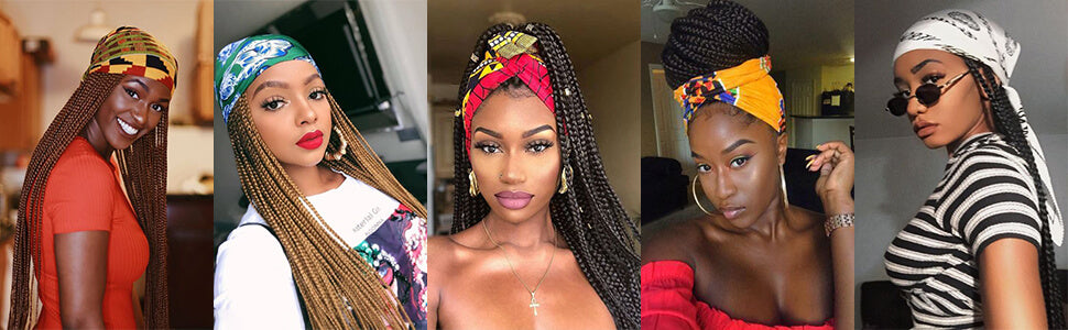 Braided Wigs for African American Women Fashion Models Show