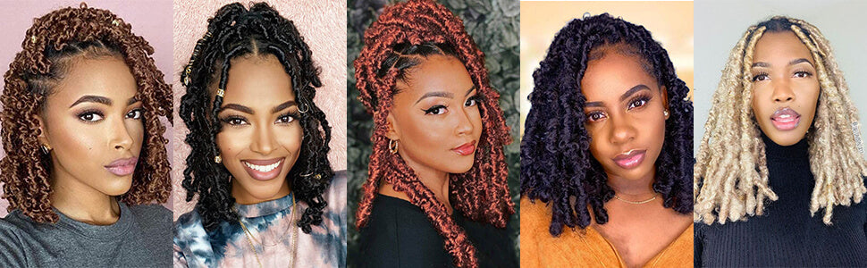 Rosebony Butterfly Locs Crochet Hair Extension for Black Women