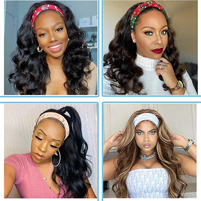headband wigs for black women