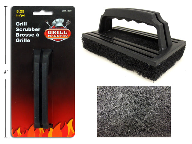 Carton Of 24 BBQ Grill Scrubber With Handle