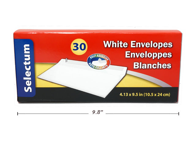 Carton Of 48 White Envelopes