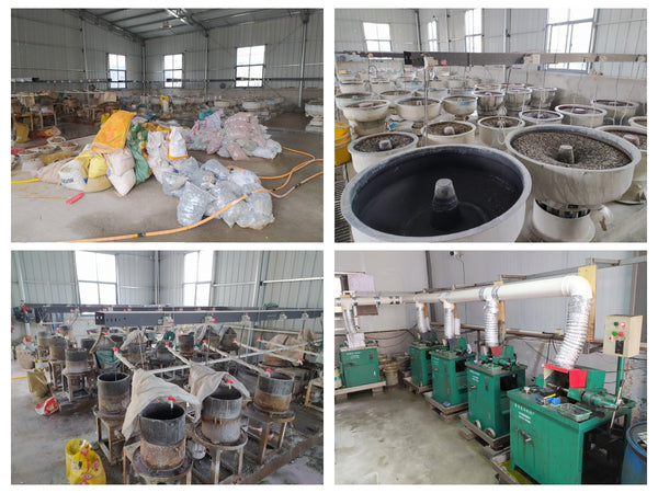 Grinding and polishing