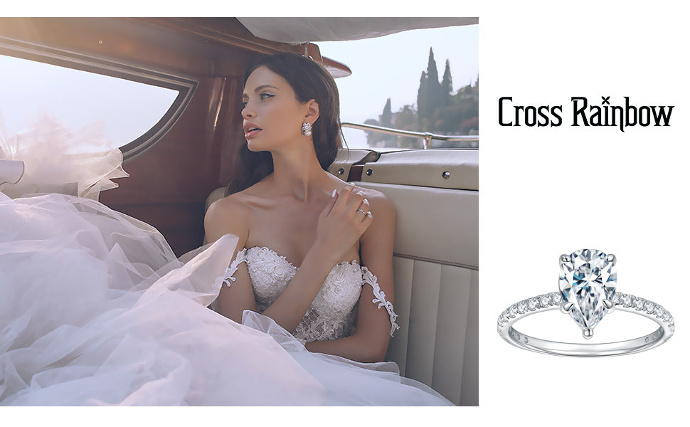 Moissanite Engagement Ring for Women