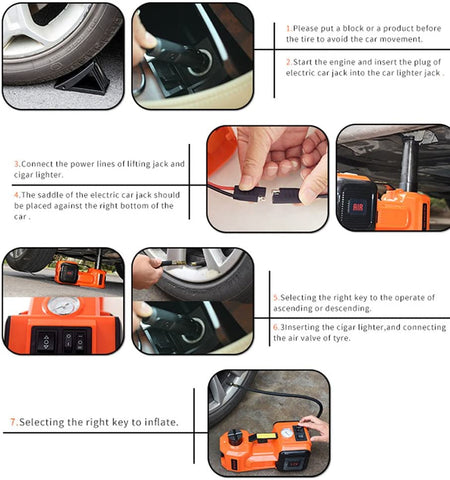 Electric Hydraulic Floor Jack