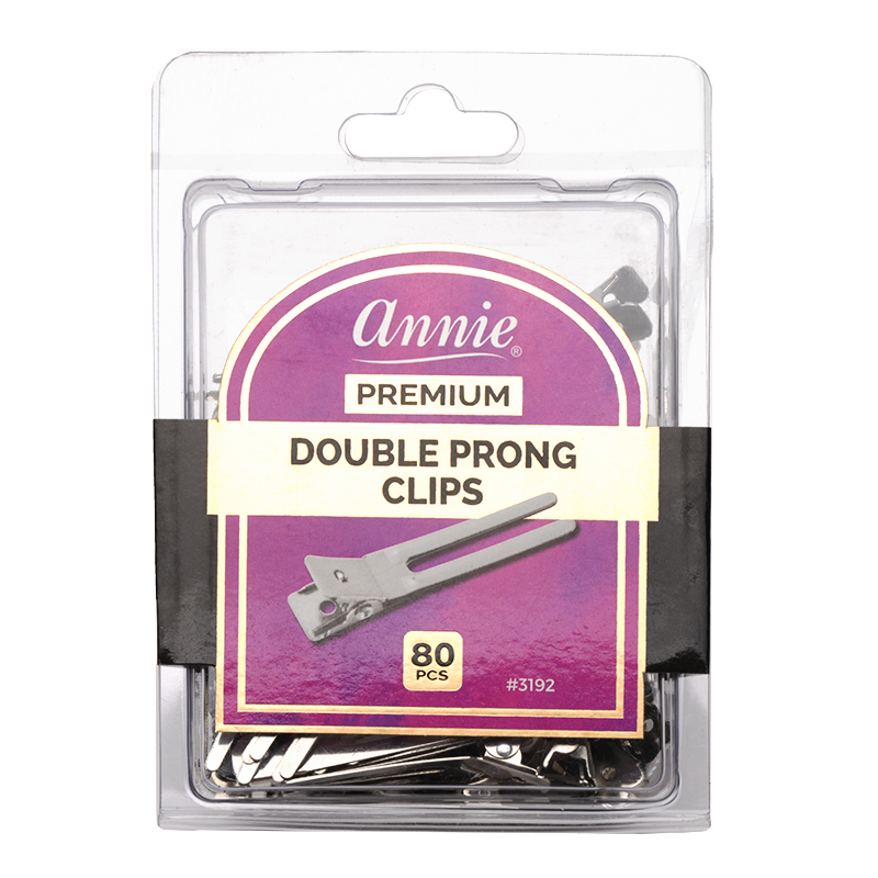 Annie Premium Double Prong Clips 80Ct