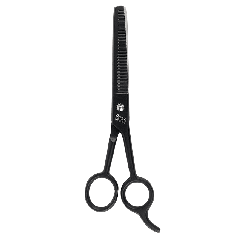 Annie Stainless Steel  Thinning Hair Shears 6.5 Inch Black