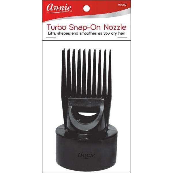 Annie Turbo Snap-On Hair Dryer Pik Black