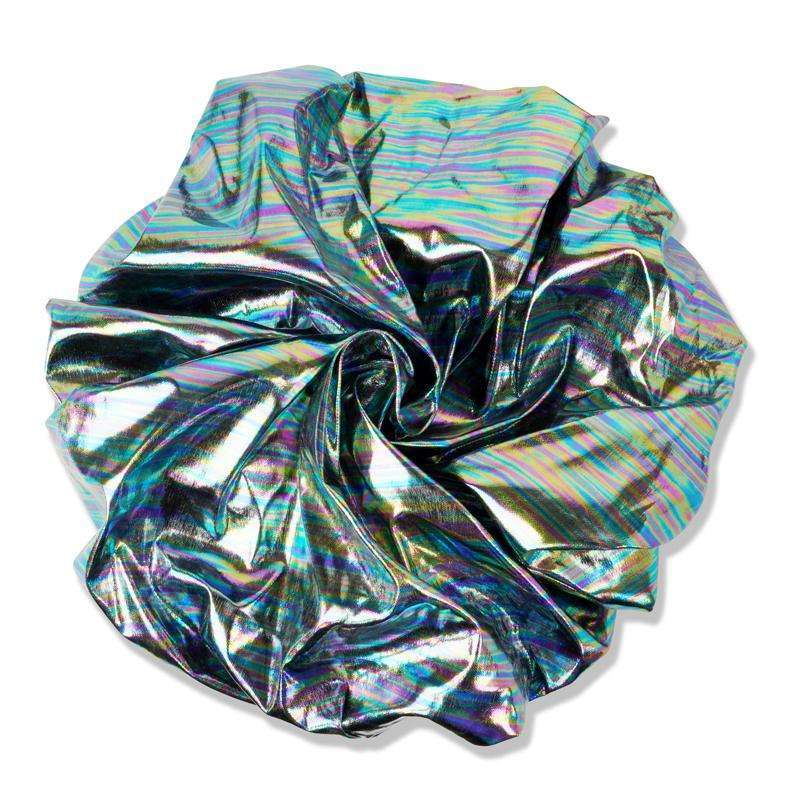 Ms. Remi Silky Satin Vivid Bonnet XL Platinum Zebra