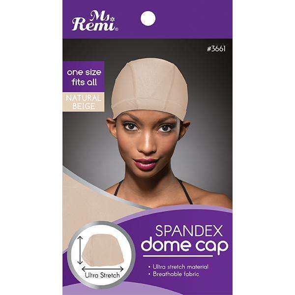 Ms. Remi Spandex Dome Cap Natural Beige