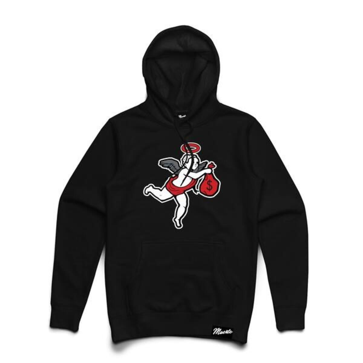 HASTA MUERTE CHENILLE PATCH ANGEL HOODIE