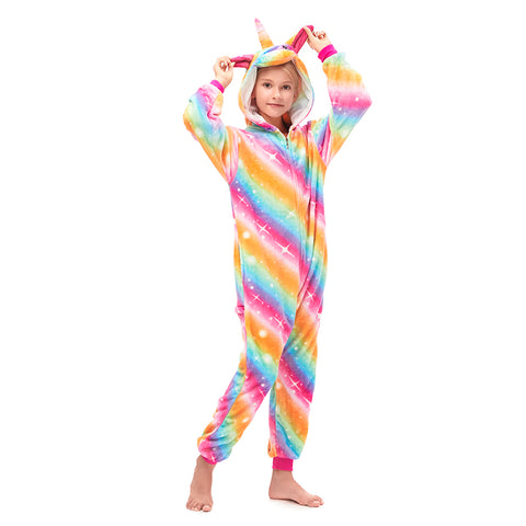 Rainbow Stripe One Piece Sleepwear