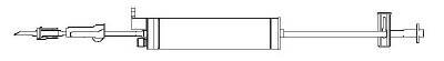 Burette IV Administration Set BBraun Gravity 1 Port Without Filter 20 Inch Tubing Solution
