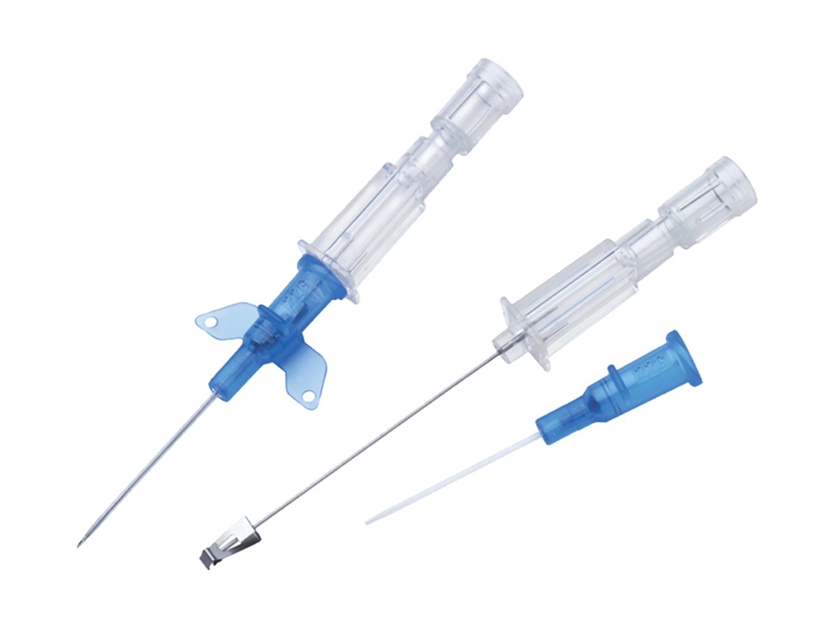 Peripheral IV Catheter Introcan Safety 18 Gauge 1.75 Inch Sliding Safety Needle