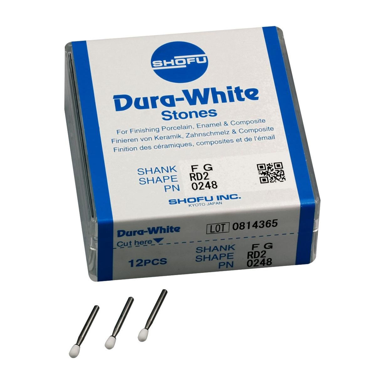 Dura-White Stones, FG, RD2, 12/pk