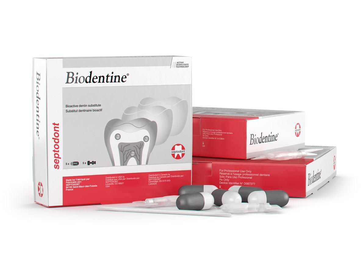 Biodentine Bioactive Dentin Substitute, box of 5 - .18 ml unit dose capsules