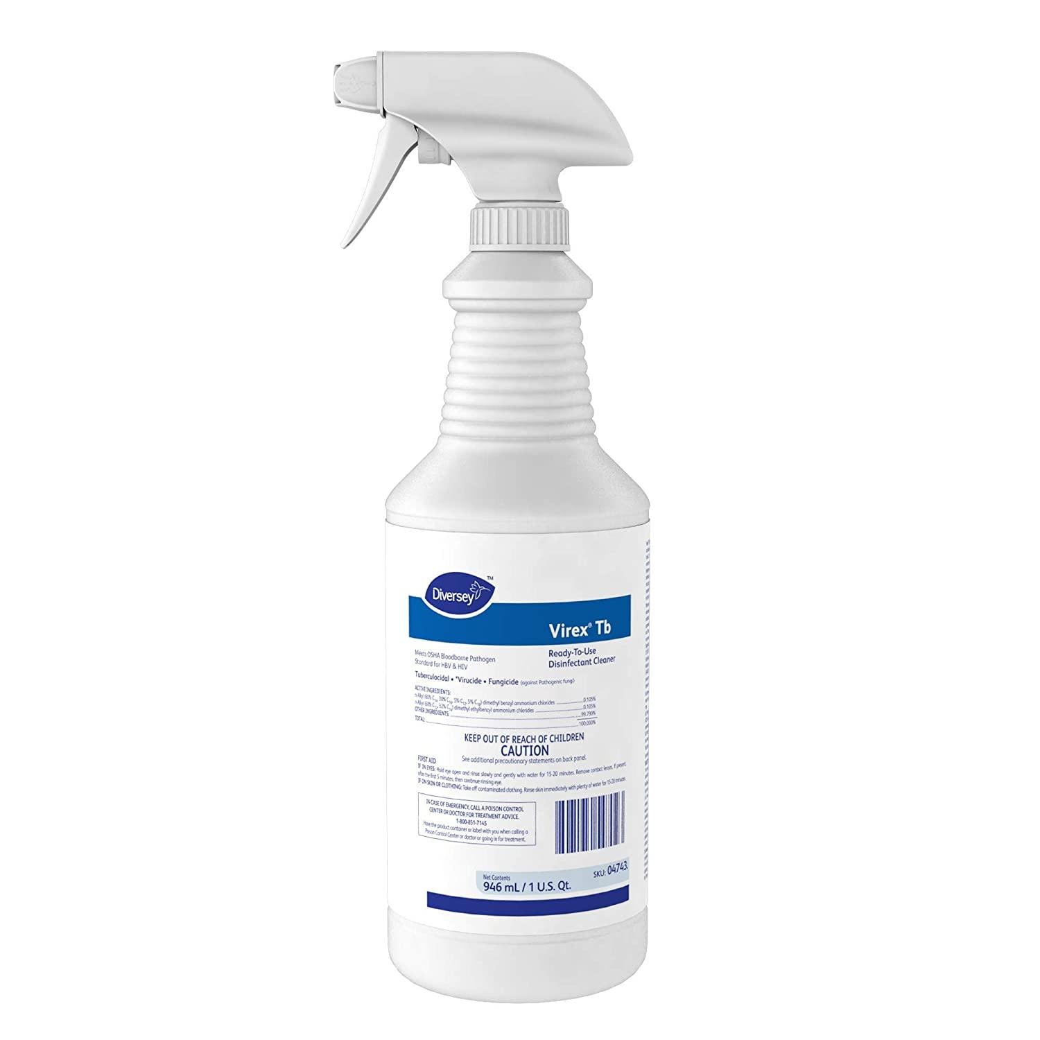 Virex Tb Hospital-Grade Disinfectant (32-Ounce, 12-Pack) (DVO 04743)