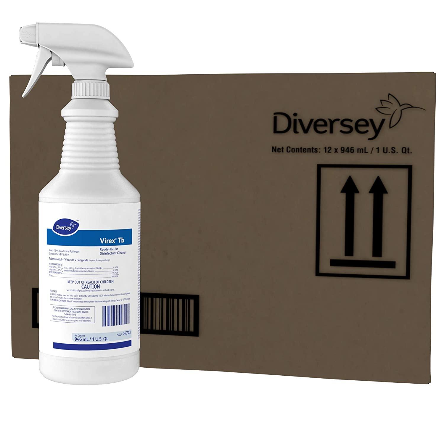 Virex Tb Hospital-Grade Disinfectant (32-Ounce, 12-Pack) (DVO 04743)