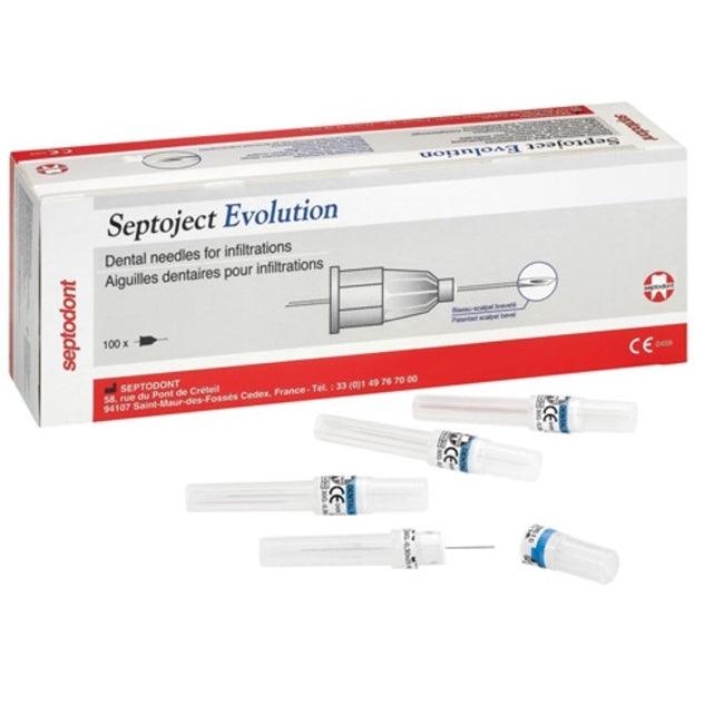 Septoject Evolution 27 Gauge Short 25 mm Infiltration Disposable Dental Needle