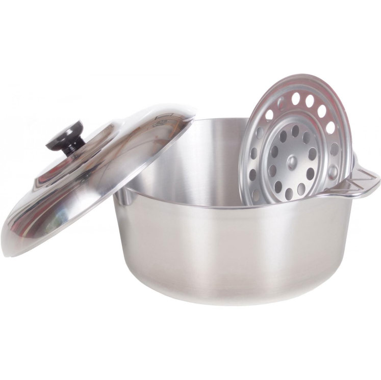 5 quart Polished Aluminum Dutch Oven with Lid