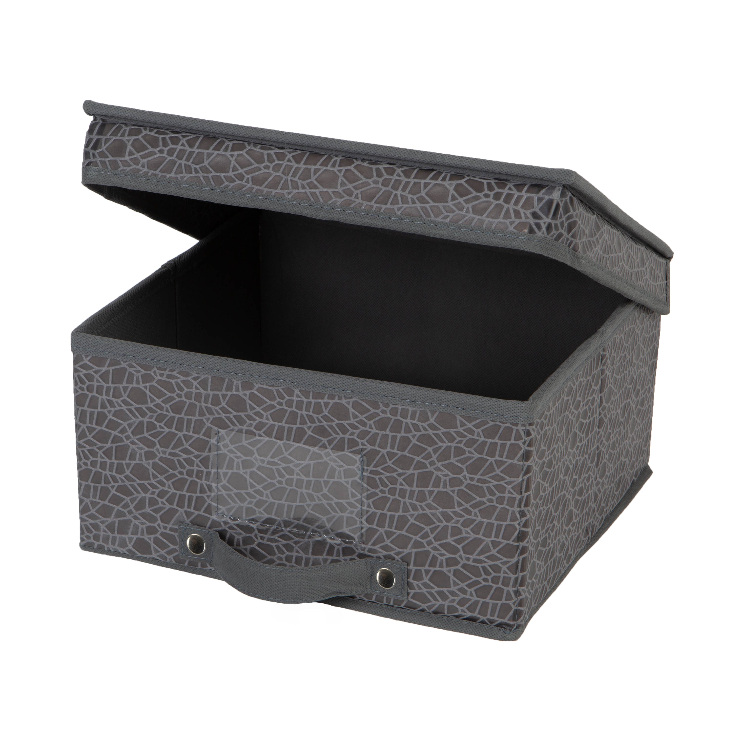 Simplify Embossed Nest Medium Storage Box-Grey