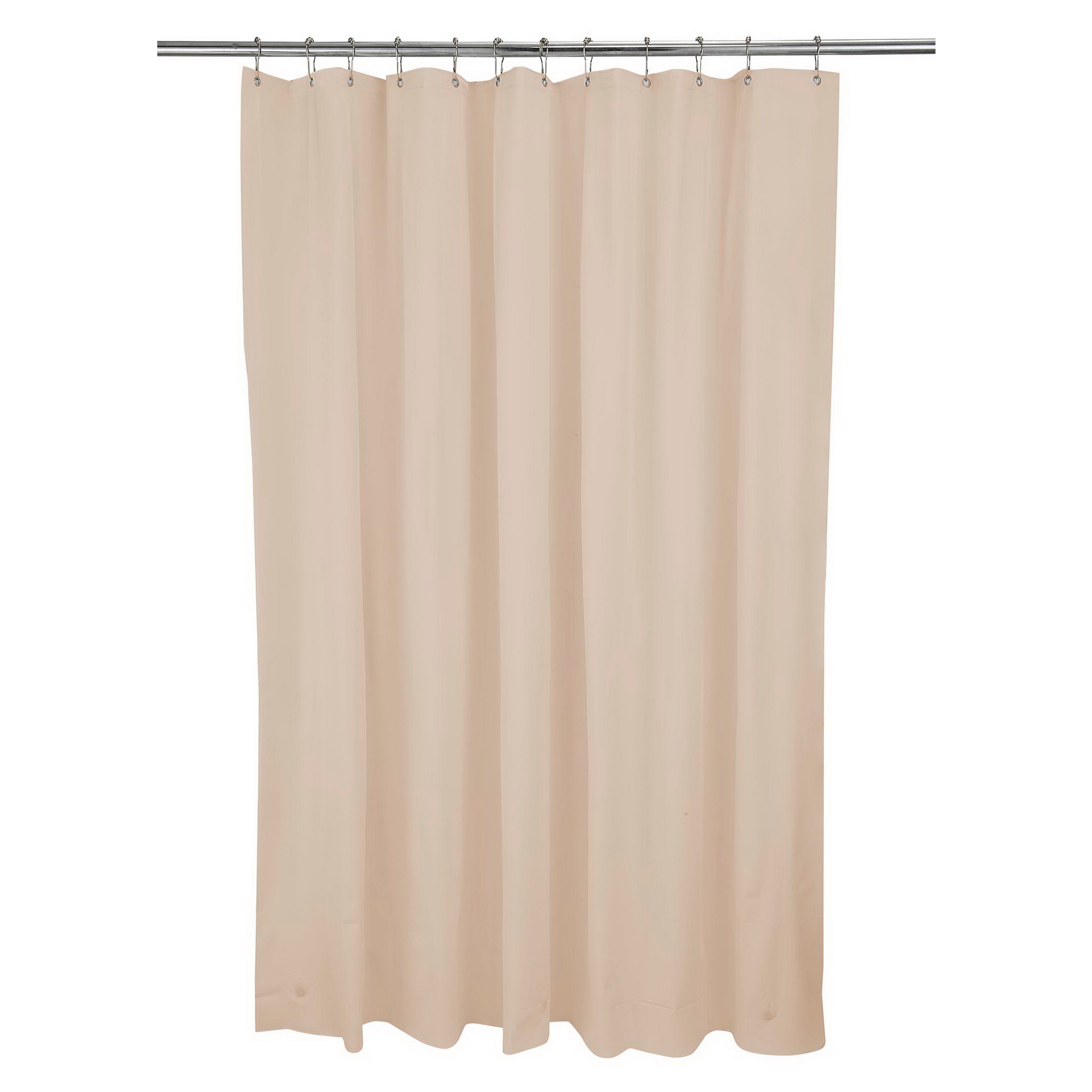Bath Bliss Premium Shower Curtain Liner-Beige