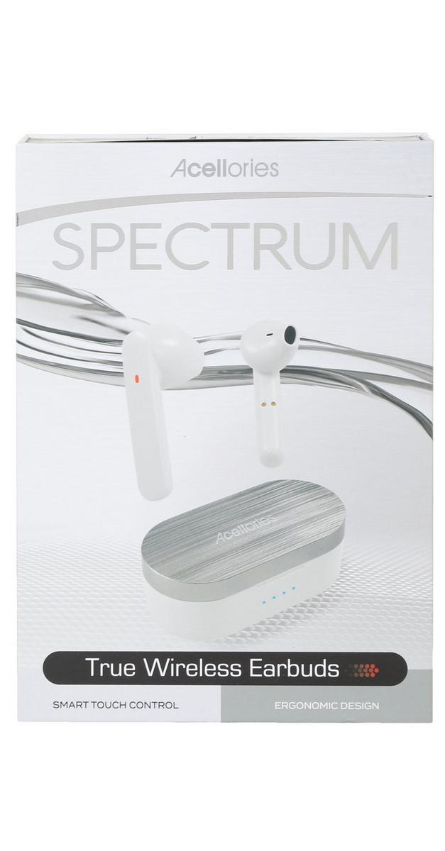 Acellories Spectrum True Wireless Earbuds - White