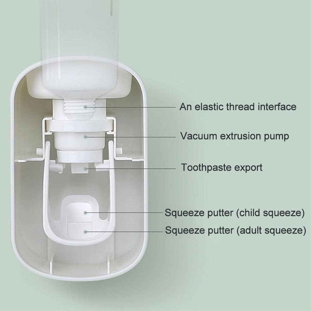 Wall Mounted Automatic Touchless Toothpaste Dispenser