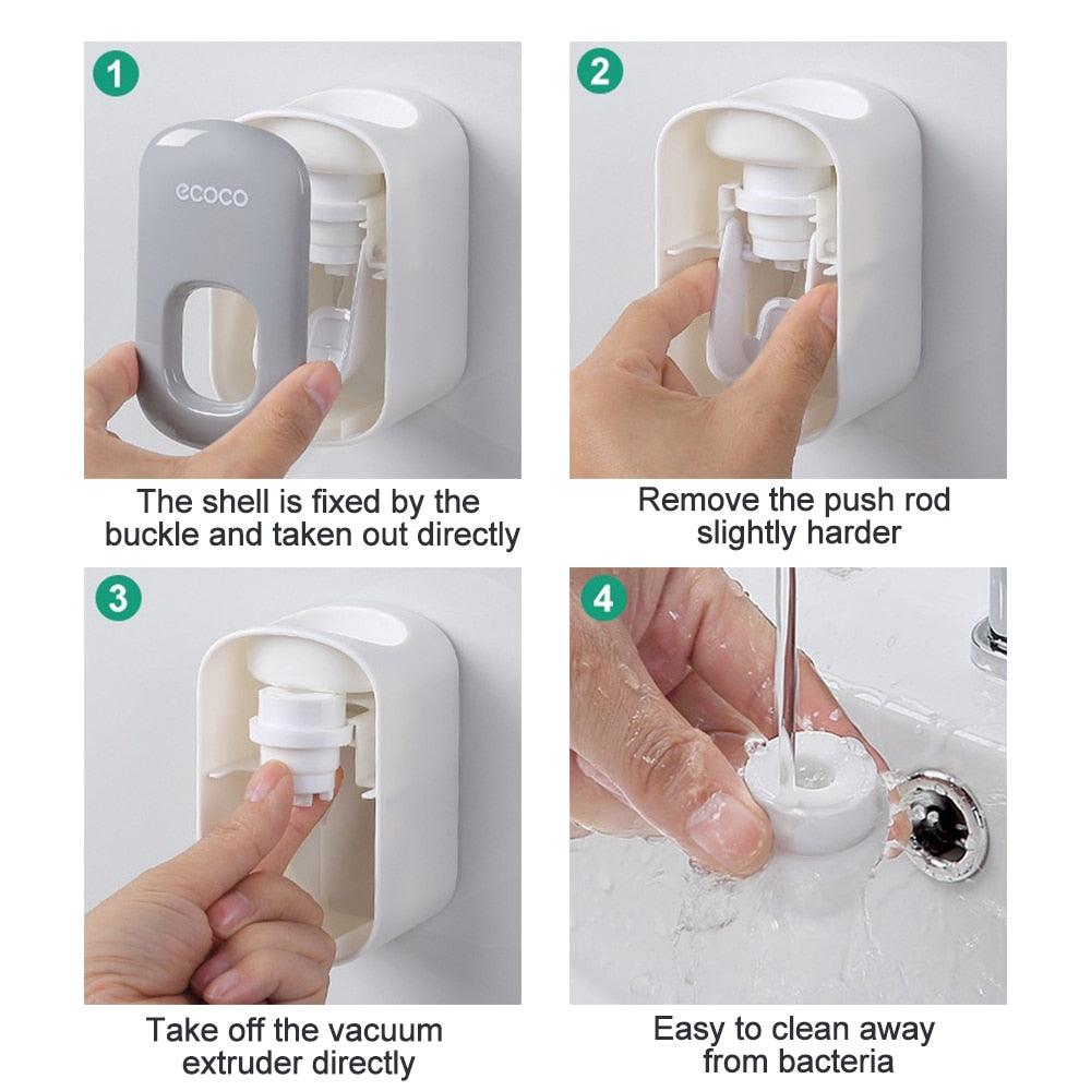 Wall Mounted Automatic Touchless Toothpaste Dispenser