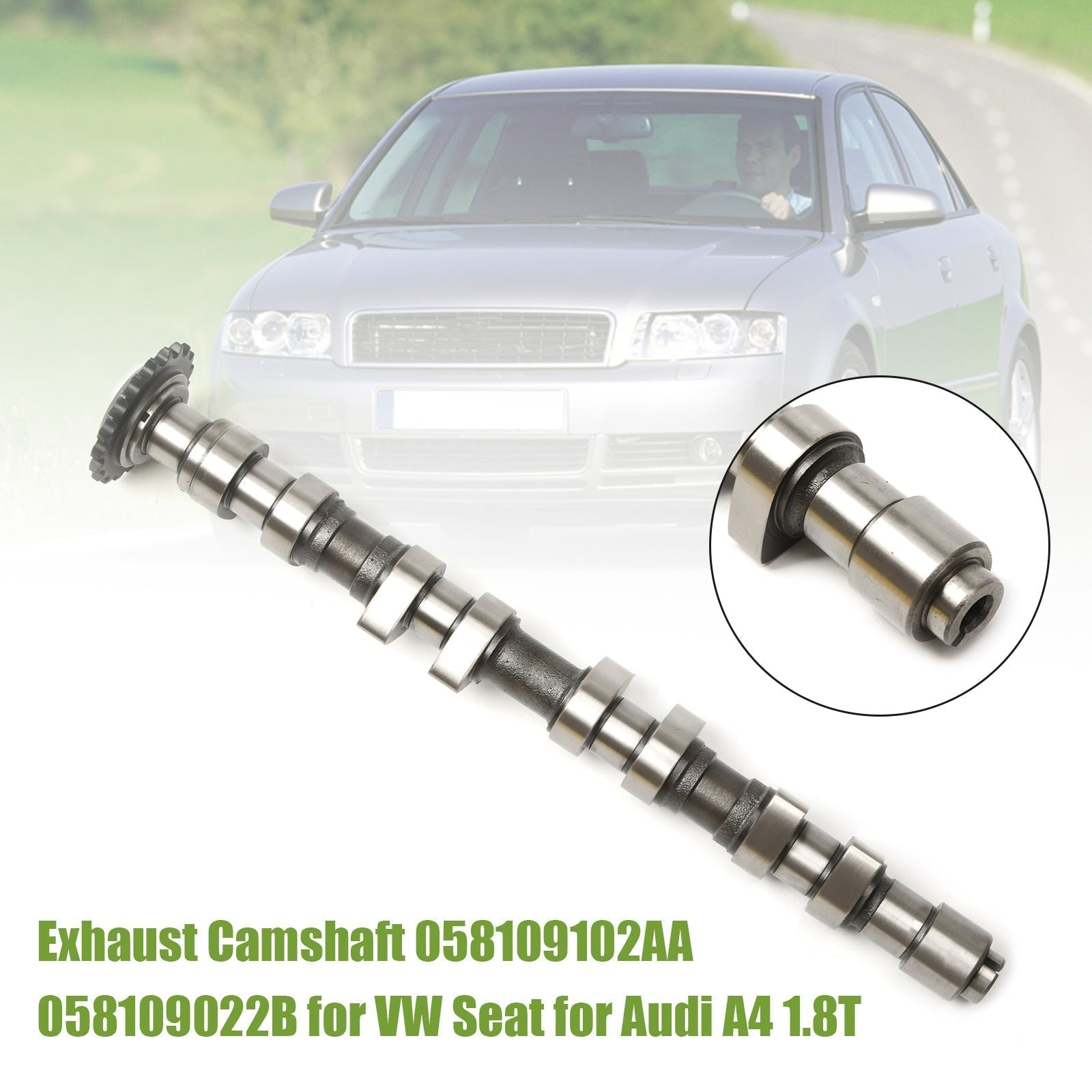 2000-2007 Volkswagen Golf 1.8TAWP Exhaust Camshaft 058109102AA 058109022B Generic